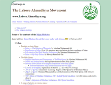 Tablet Screenshot of lahore.ahmadiyya.org